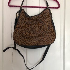 Fossil cheetah print bag